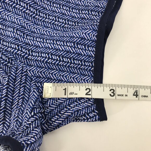 GAP Sunkissed Printed Shorts Women's Small Tie-Front Blue Print Viscose Summer - Picture 7 of 10